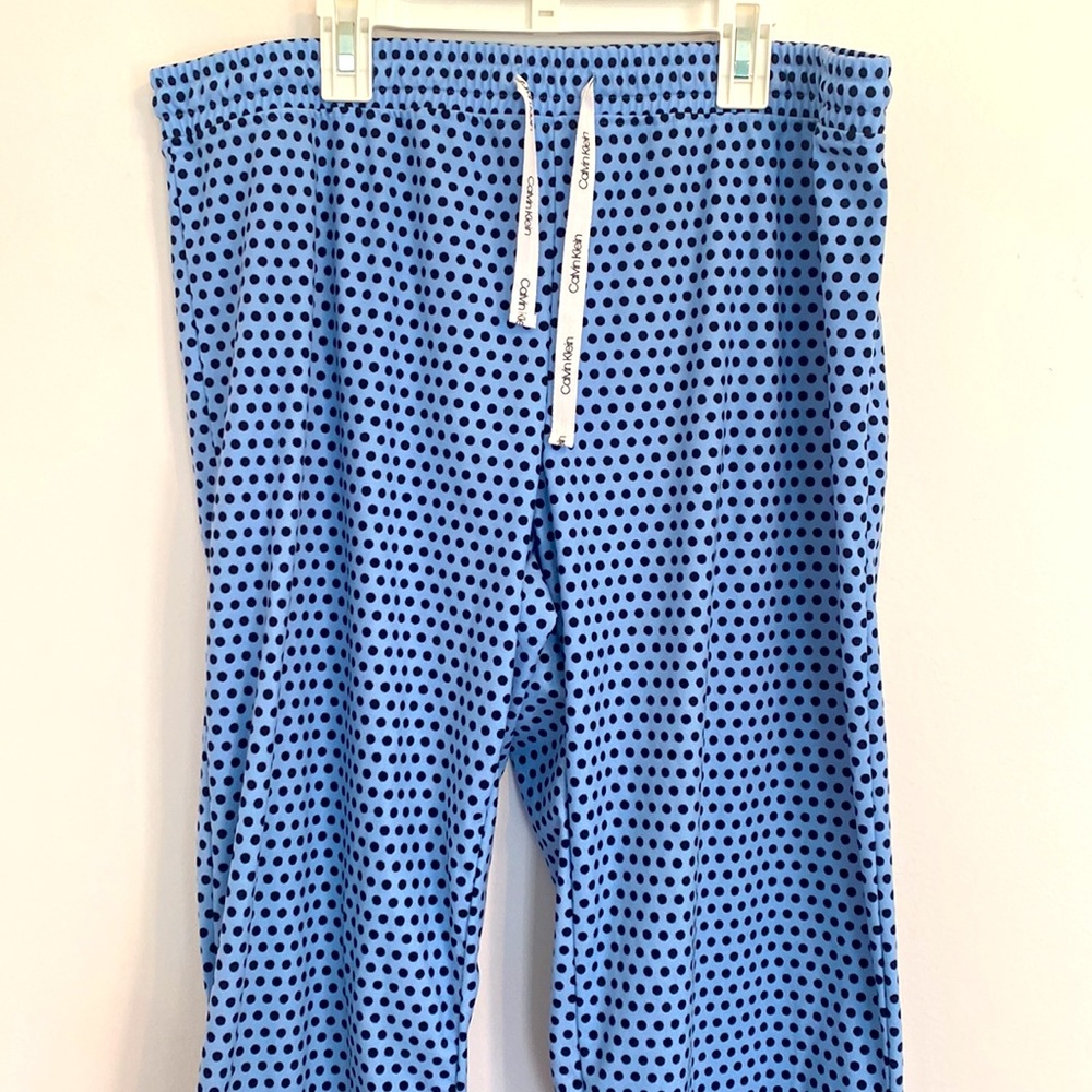 Calvin Klein Blue and Black Pajama Relaxed Fit